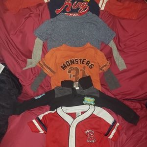 SOLD!Boys 2t shirt bundle plus hoodie